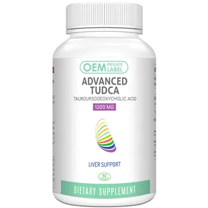 プライベートラベルTauroursodeoxycholic Acid Tudca Capsules Bile Salts For Liver Detox Cleanse Capsule Tudca Liver Supplement Pills