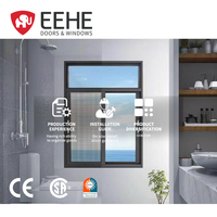 Ventanas Corredizas Panorámicas de Aluminio EEHE con Certificación CE, Aislamiento Térmico, Doble Vidrio Exterior para Uso en Hoteles