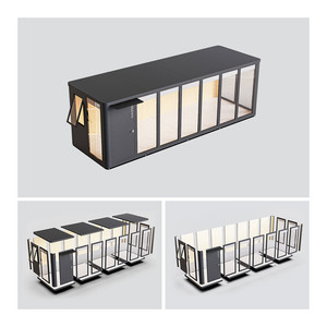 COCOVIA Maison de jardin modulaire préfabriquée à construire soi-même, Cabines de jardin préfabriquées, Appartement de jardin à monter en 2 heures - Product Image 2
