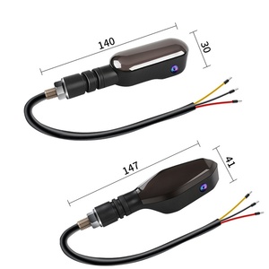 Vente en gros <span class=keywords><strong>de</strong></span> clignotants LED <span class=keywords><strong>pour</strong></span> moto, projecteur séquentiel, étanche IPX6, 12V, 27 modes, universel <span class=keywords><strong>pour</strong></span> scooter, vélo électrique - Product Image 4