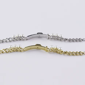 <span class=keywords><strong>Pulsera</strong></span> de acero inoxidable personalizada de estilo libre de alta calidad, <span class=keywords><strong>pulsera</strong></span> de acero inoxidable con trébol para mujer - Product Image 5