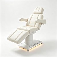 Table de massage électrique chauffante de luxe pour soins du visage, lit médical, mobilier de salon de beauté, table d'extension pour massage
