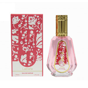 Vente en gros de parfums arabes EDP de luxe pour femmes, 50 ml, avec des notes florales, épicées, fruitées et citronnées, longue tenue, flacon vaporisateur en verre - Product Image 5