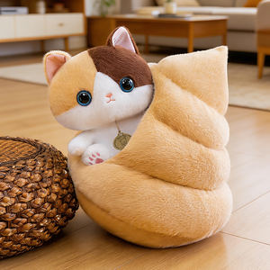 Série de jouets en peluche <span class=keywords><strong>chat</strong></span> calico Poo Design, poupée en coton PP super douce, cadeau amusant <span class=keywords><strong>et</strong></span> original, compagnon pour enfants, jouet d'anniversaire - Product Image 3