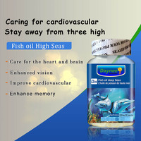 Huile de poisson des grands fonds en capsules, compléments naturels d'oméga 3 EPA DHA, soutien pur pour la santé du cœur et du cerveau, huile d'oméga 3 haute puissance en gélules molles
