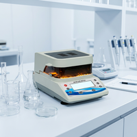 Analyseur d'humidité halogène pour céréales et sols avec balance et interface RS232 – Équipement de laboratoire pour noix et grains