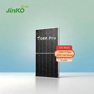 Jinkosolar Tier 1แผงโซลาร์เซลล์585W 580W 590W <span class=keywords><strong>Tiger</strong></span> NEO N-Type PERC สำหรับโมโน befacial JKM550-570M-72HL4แก้วคู่-(V)-<span class=keywords><strong>F5</strong></span>-EN - Product Image 1