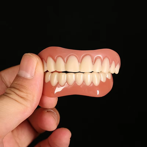 Dents de sourire artificielles supérieures et inférieures fausses dents blanchiment autocollant sourire prothèse dentaire - Product Image 4