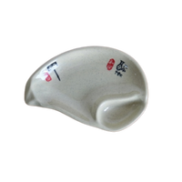Bol à riz en mélamine épaissie à motif floral avec caractères Fu, bol à dessert, assiette à collation, petit bol à soupe, tasse à eau, forme irrégulière