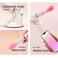 Machine sexuelle télescopique à poussée entièrement automatique, Dildo vibrant, Jouets sexuels pour adultes, Jouets sexuels pour femmes