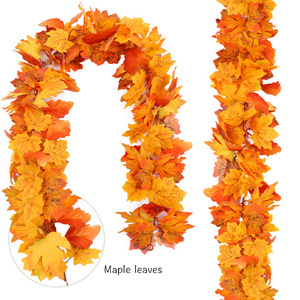 Treo mùa thu cây nhân tạo 175cm mô phỏng <span class=keywords><strong>Maple</strong></span> Leaves dây leo Tạ Ơn trang trí nội thất - Product Image 3
