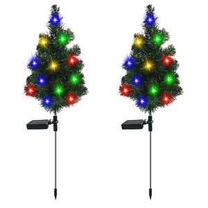 Solar Christmas <b>Tree</b> Lights Outdoor <b>Led</b> Garden Decor Waterproof Solar Powered Portable 2 Year Warranty - Product Image 4