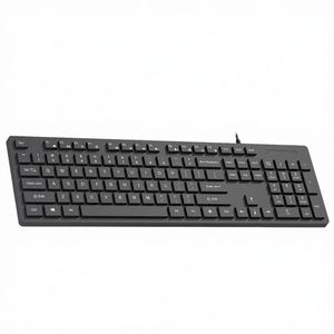 Nuevo Teclado de Oficina USB 2.0 con Cable, Tamaño Completo, Económico, Directo de Fábrica, Membrana Anti-Ghosting, Plug and Play, Inglés (Reino Unido) - Product Image 2