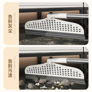 Squeegee Mop 30cm Upgraded Thickened Silicone Wiper Flat Head Extendable For Wet Dry Floor Cleaning Bathroom Use - Product Image 4