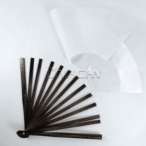 13-Inch White Sublimation <b>Folding</b> <b>Fans</b> Clack <b>Fans</b> Blanks for Sublimation Bamboo Crafts - Product Image 1
