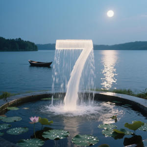 Artwatershow Fontaine linéaire Eau courante Cascade Rideau <span class=keywords><strong>Dessin</strong></span> Fil Pluie Fontaine Rideau d'eau - Product Image 3