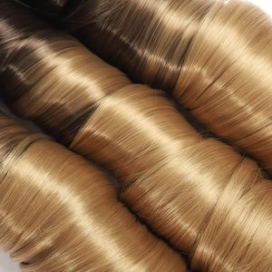 22 Inches <strong>French</strong> <strong>Curl</strong> Silky Extensions Bundles Loose Wavy <strong>Curls</strong> Ombre Synthetic Jumbo - Product Image 2