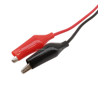 Câble de test pour multimètre, 4 mm, 1 mètre, double prise banane vers connecteur à crocodile