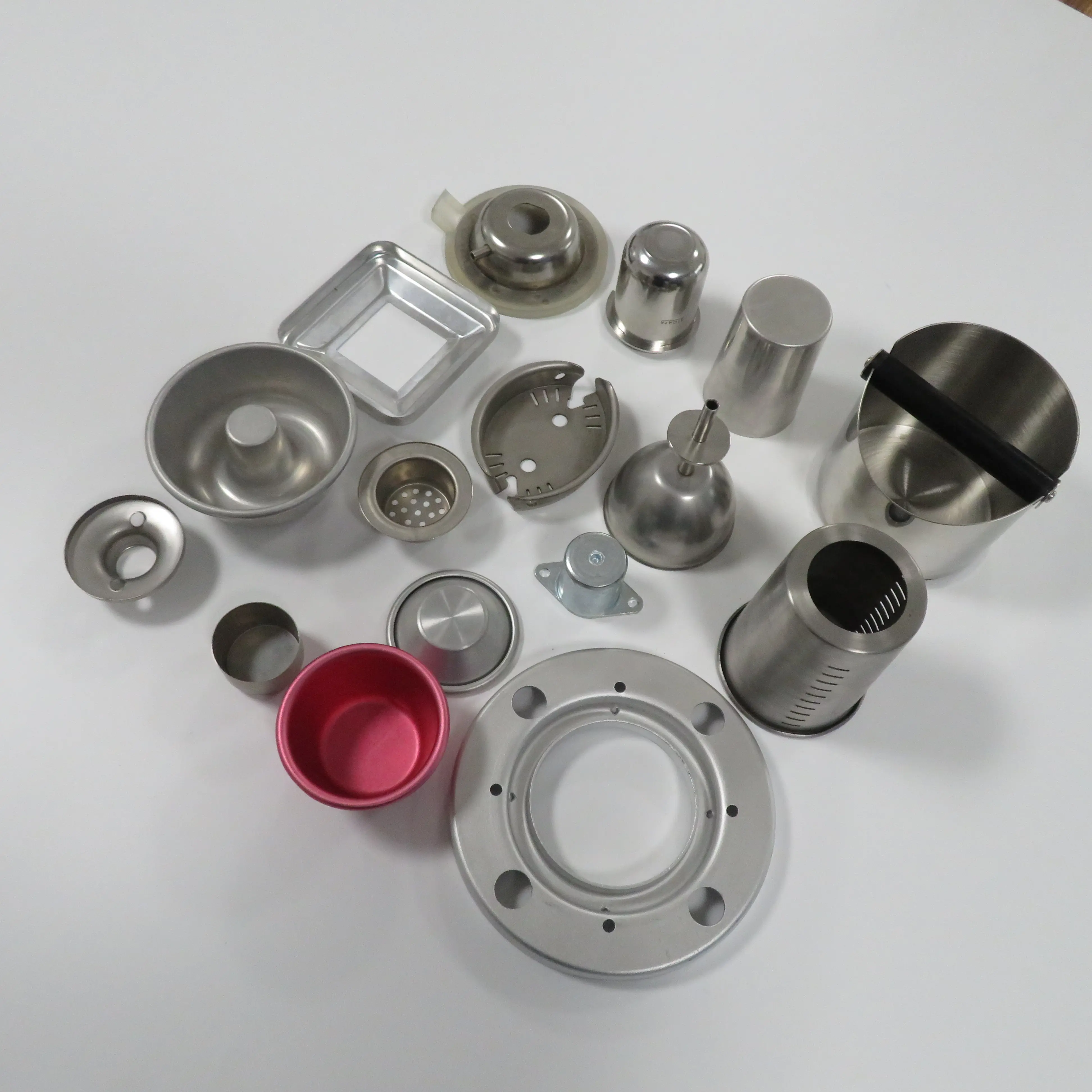 OEM Factory Stainless Steel Deep Drawing Parts Deep Drawn Parts Tray Case Housing Hardware Cup Cooker Parts Deep Drawing