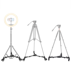 Cayer Máy Ảnh Kỹ Thuật Số DSLR Nhôm Chuyên Nghiệp TD03 Bánh Xe Theo Dõi Thanh Trượt Video Xe Hơi Giá Đỡ Ba Chân Cho Phim Quay Video - Product Image 4