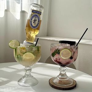 Wholesale 20 OZ Large Margarita <strong>Glass</strong> with Cup <strong>Beer</strong> <strong>Glass</strong> Buckle Large Shrimp Cocktail <strong>Glasses</strong> Goblet <strong>Stemmed</strong> <strong>Glasses</strong> - Product Image 1