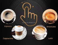 Machine à café intelligente à écran tactile de qualité supérieure, machine à café entièrement automatique, machine à café pour usage professionnel, distributeur automatique de café