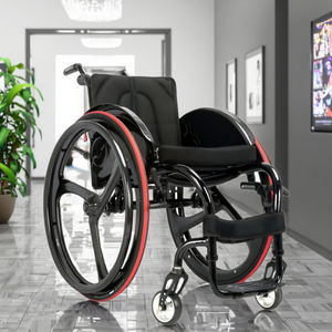 CA9881 Fauteuil Roulant Sport Léger Haute Résistance en Aluminium pour Fournitures de Thérapie de Rééducation - Product Image 3