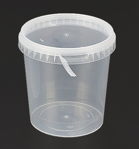 Nhà Máy Bán sỉ lò vi ba vòng dùng một lần nóng súp <span class=keywords><strong>cup</strong></span> nhựa Deli container bát với Làm xáo trộn rõ ràng nắp an toàn khóa - Product Image 4