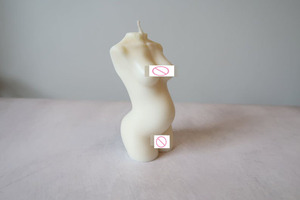 Magnifique bougie parfumée en cire de soja, pour femmes enceintes, en forme de corps, idée <span class=keywords><strong>cadeau</strong></span>, 1 pièce - Product Image 3