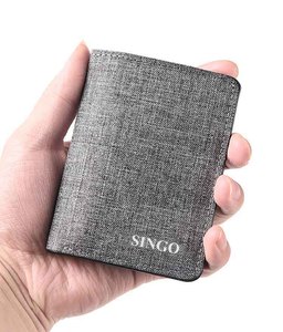 Thiết kế mỏng Ví cho nam giới <span class=keywords><strong>Billfold</strong></span> gấp nhỏ Thẻ Thông Minh Tiền hóa đơn chủ - Product Image 3