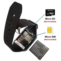 Reloj inteligente Pantalla táctil con cámara Reloj inteligente NFC Teléfono celular con tarjeta SIM Reloj de pulsera inteligente