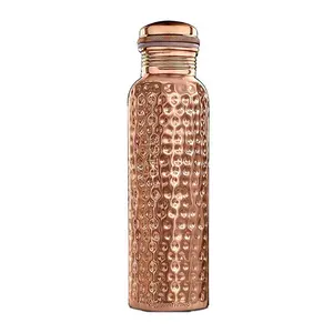 Bakır su şişesi ile özel Logo paslanmaz çelik sıcak soğuk içme suyu şişesi için promosyon hediyeler için motivasyon hediyeler