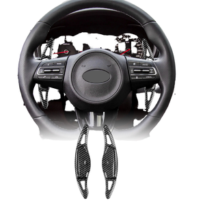 KIA Stinger Hatchback Van <span class=keywords><strong>CK</strong></span> K8 GT S GTS GT2 GT + 2018-2023 ABS voiture volant palette changement extension manette de vitesse garniture - Product Image 4