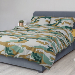 Offre Spéciale 100% satin de coton <span class=keywords><strong>camouflage</strong></span> conceptions de luxe ensembles de literie 4pc housse de couette ensemble de draps - Product Image 5