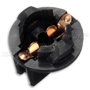 5Pcs 10Pcs T10 Car <b>Light</b> Base Twist Lock <b>Socket</b> for Instrument Panel Cluster <b>Plug</b> Dash License Number Lamp Lampholder Black - Product Image 2