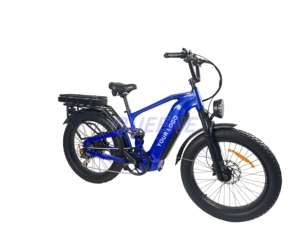 NUEVA Bicicleta Eléctrica de Montaña 2026 de 48V 52V 60V 72V con Suspensión Completa, Neumáticos Anchos de 26 Pulgadas, Motor de Doble Batería - Product Image 5