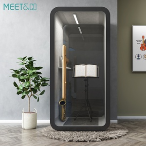 Maison préfabriquée, cabane extérieure, espace de travail, bureau, salle de réunion, jardin intérieur, pod de bureau acoustique - Product Image 5