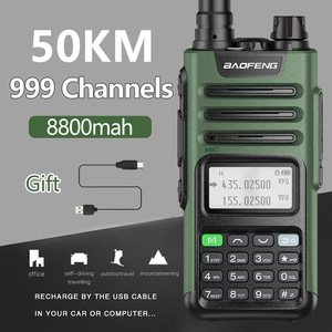 Baofeng Uv13pro Talkie-walkie 435-155mhz Ip65 Vert Militaire Appareil de Communication Extérieur - Product Image 2