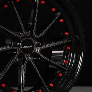 Jantes forgées à profil profond concave en fibre de carbone de 16 à 26 pouces pour Urus Gtr pour C8 5x114.3 5x112 6x130 - Product Image 4