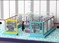 Pista de Canicas Interactiva para Montar en la Pared - Juguete Educativo STEM con Construcción de Metal y Acero para Uso Escolar y en Aeropuertos