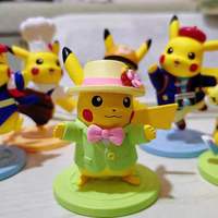 Cajas Sorpresa de la Serie de Disfraces de Pikachu de Pokémon de Miniso, Anime Japonés 100% Auténtico, 6 Piezas/Caja, Mini Figuras Kawaii Coleccionables