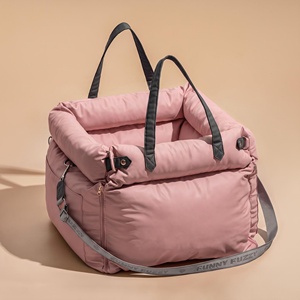 Sac de transport pour chien en voiture, 100% imperméable, portable, avec poches latérales, pour jouets, friandises, laisse de sécurité, pour chiens de petite et moyenne taille - Product Image 2