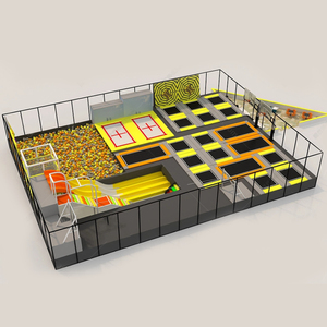 Équipement de divertissement de trampoline, Parc de trampoline élastique avec obstacles, Parc de saut commercial - Product Image 6