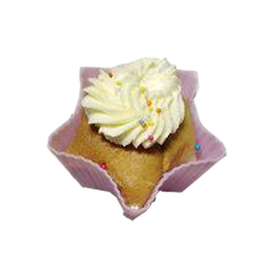 Star-Shaped <b>Silicone</b> Muffin Cups 7Pcs 7x3cm For Cake <b>Baking</b> And Dessert Making - Product Image 4