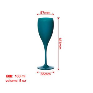 Venta al por Mayor de Copas de Plástico de Color de 5 oz para Bodas y Fiestas, Aptas para Alimentos, con Logotipo Impreso, Copas Transparentes para Champán - Product Image 2