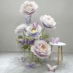 Decoración de diseño floral independiente Decoración de escenario de ensueño Peonía degradada gigante - Product Image 1