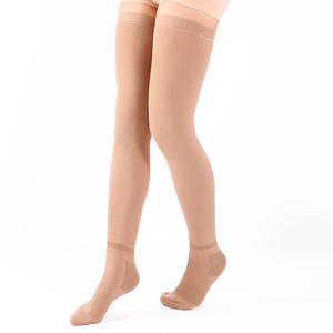 Tùy chỉnh y tế 15-20 mmHg phong cách Bệnh Viện Phẫu Thuật Ted Ống đùi cao chống thuyên tắc nén Vớ với lỗ kiểm tra - Product Image 6