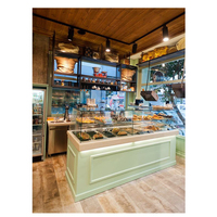 Kiosque à bonbons sur mesure LUX, comptoir de caisse de centre commercial, design intérieur de boutique de bonbons en verre
