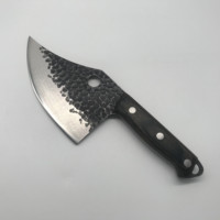 Couteau de cuisine spécial du chef, couteau à découper chinois forgé, couteau de cuisine avec trou de sécurité