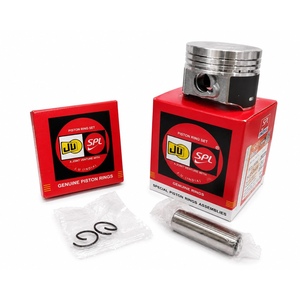 Kit de Pistón para Bajaj Platina ES 100 BS6 47.00mm, Anillo de Pistón OEM con Recubrimiento de Molibdeno, Kit de Reparación de Motor Premium - Product Image 1